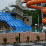 Kalisz, Aqua Park - Zjeżdżalnia 5-torowa i pontonowa